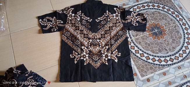 Argo Lawu Pendek Kemeja Batik Pria Full Furing Bahan Katun Primisima