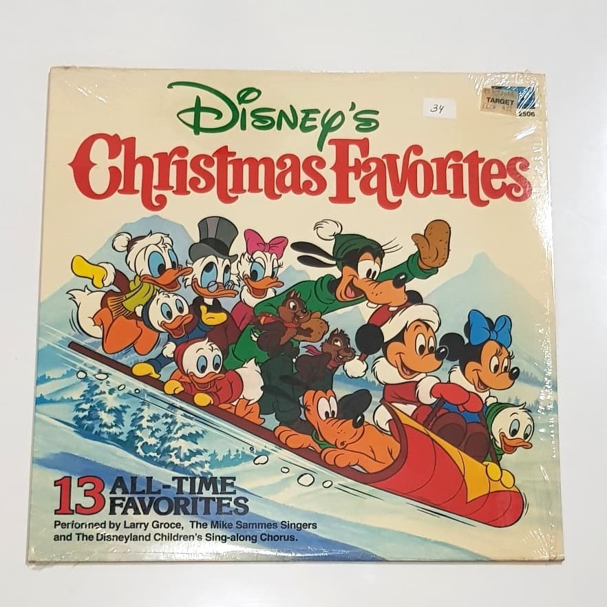Lagu Piringan Hitam 12" USA Bekas Disney's - 13 Christmas Favorites