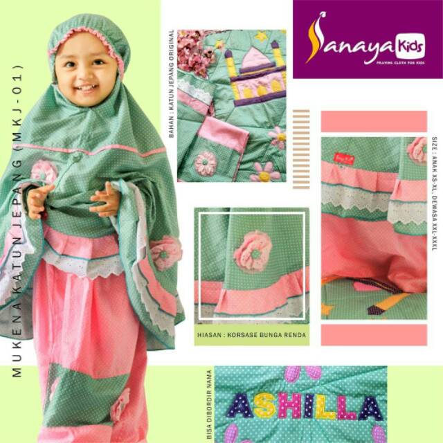Mukena sanaya kids