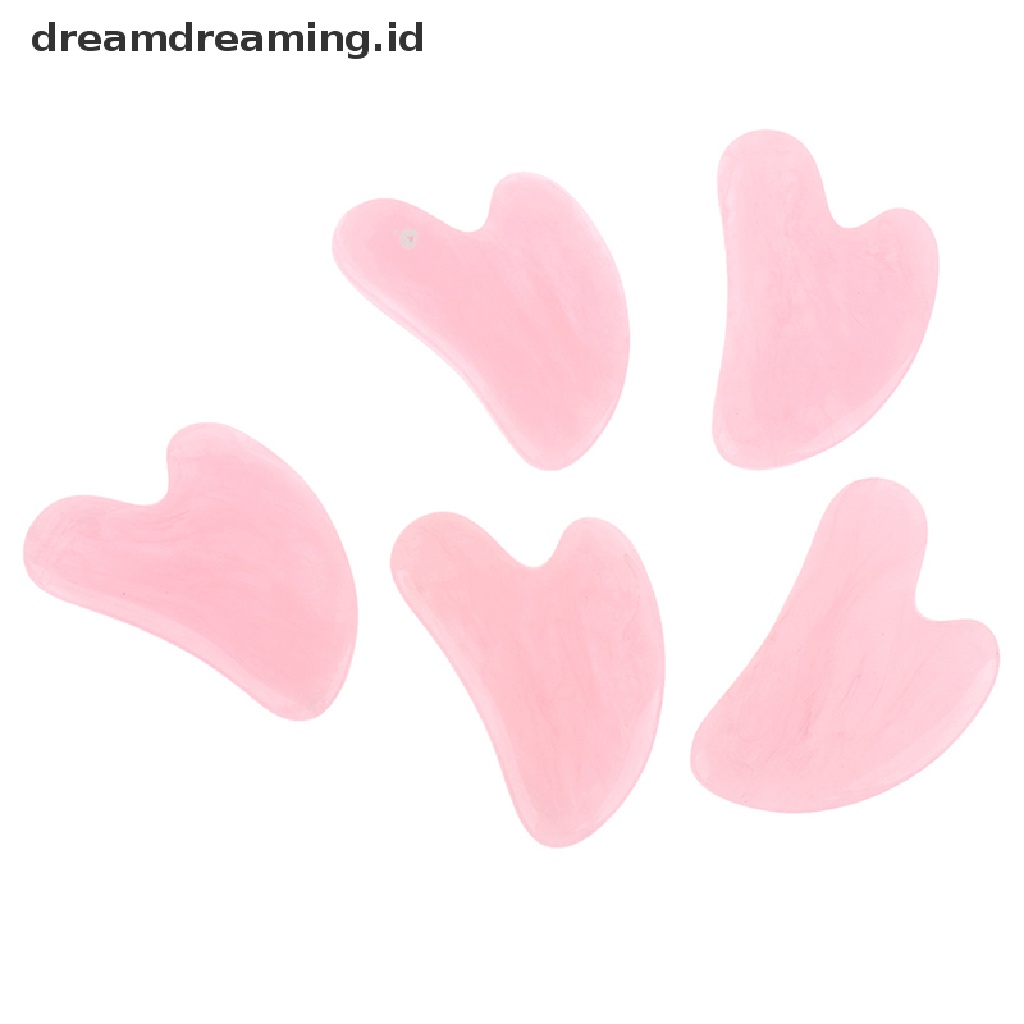 Dreamdreaming.id 1pc Alat Pijat Gua Sha / Akupuntur Wajah