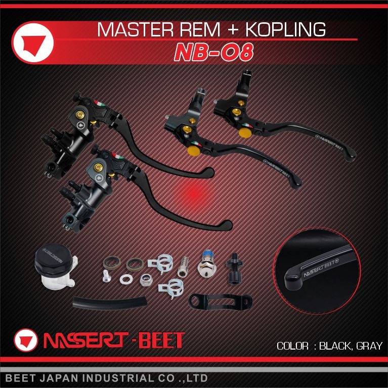 MASTER REM + KOPLING NASSERT BEET NB08 BLACK