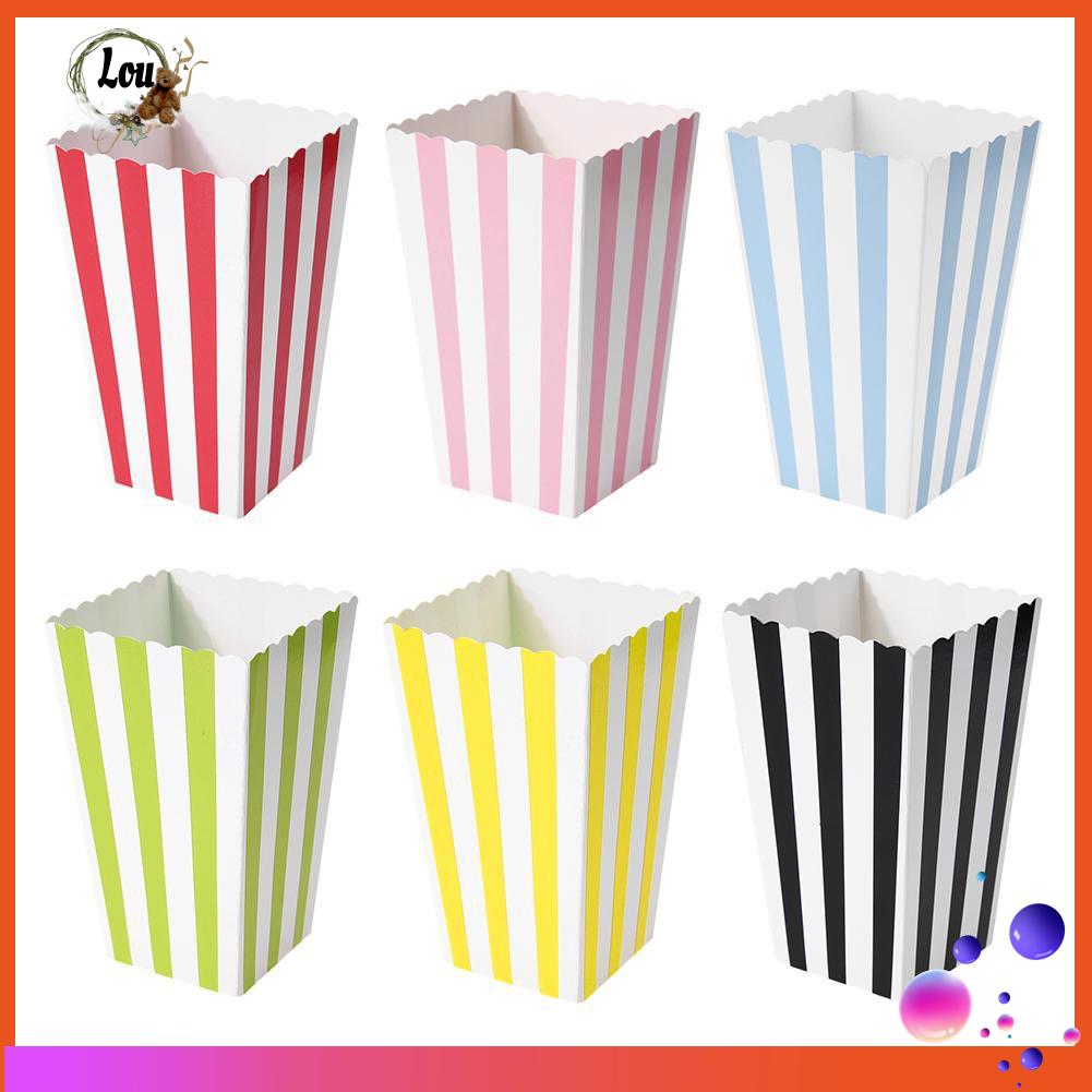 Bayar Di Tempatcod 12pcs Favor Candy Treat Popcorn Boxes For Wedding Party Supply Baby Shower Lou Shopee Indonesia