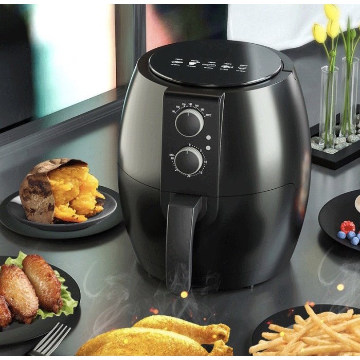 Penggorengan Elektronik tanpa minyak / Air Fryer 4.5 L / Microwave Ori