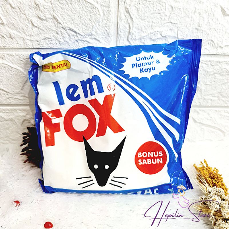 

Lem Fox Putih Besar 350 Gram atau 600 gram atau 800 gram / Lem Putih Slime / Lem fox Biru PVAC