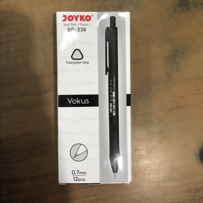 

PULPEN BALL PEN BOLPOIN HITAM 0.7MM CETIT JOYKO VOKUS BP-338