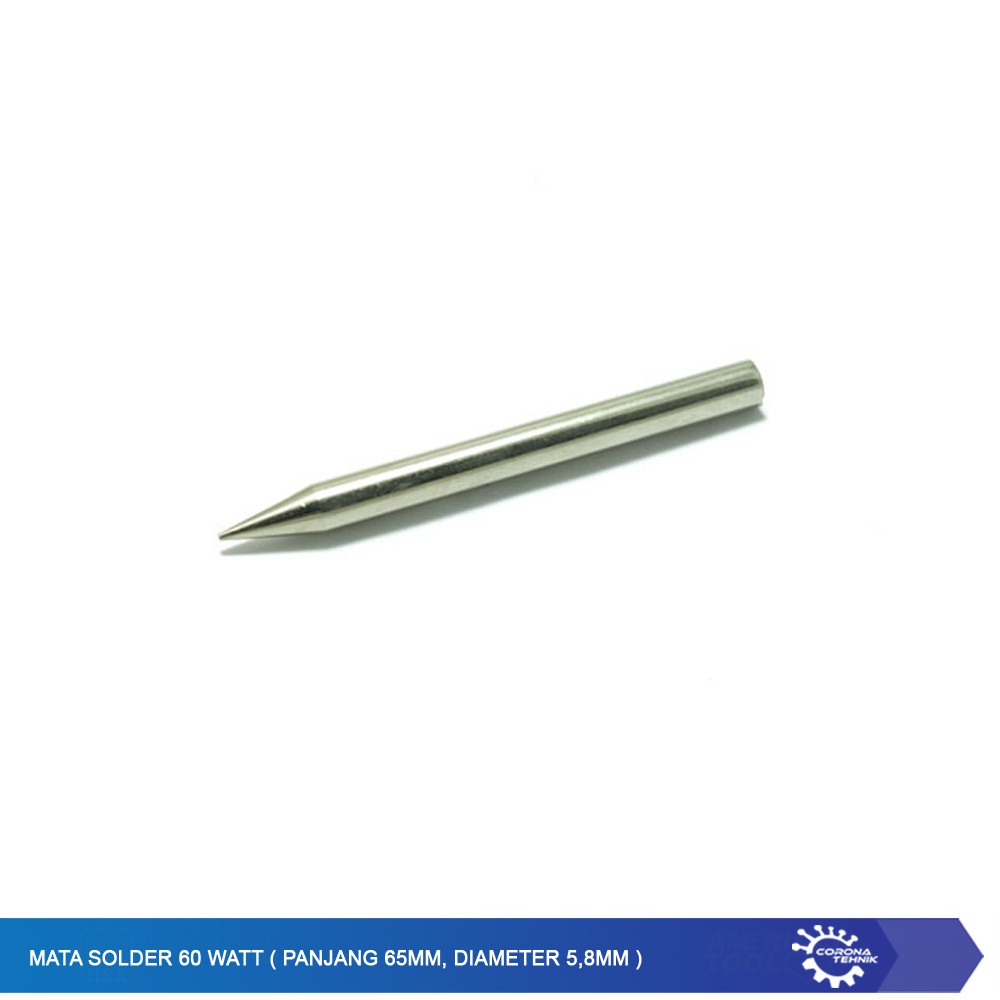 Mata Solder 60 Watt ( Panjang 65mm, Diameter 5,8mm )