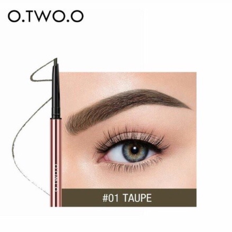 O.TWO.O Eyebrow Pencil Double-headed High Pigment Long Lasting Waterproof Brow Makeup otwoo Triangle