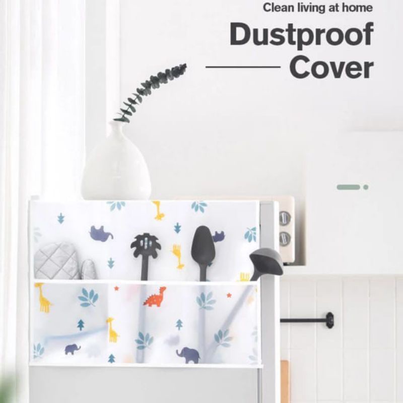 Taplak Kulkas / Refrigerator Cover Penutup Atas Kulkas Kantong Pouch Alas Mesin Cuci Taplak Meja