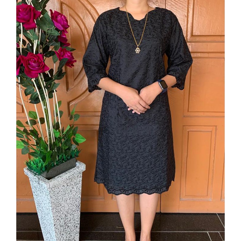 gaun katun bolong L-xl-xxl