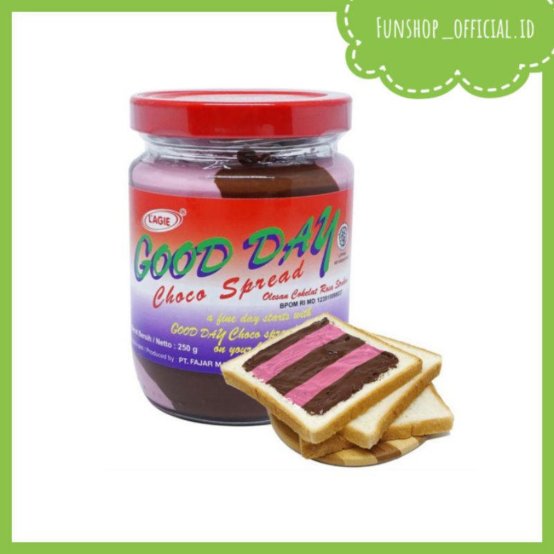 

LAGIE GOOD DAY CHOCOLATE DUO & STRAWBERRY / LAGIE GOOD DAY CHOCO PEANUT 250gr