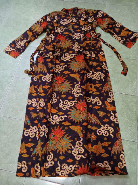 Gamis Batik Modern Simplegamisbatikwanita-gamisbatikjumbo-gamissyari-gamisbatikkombbinasi-dressbatik