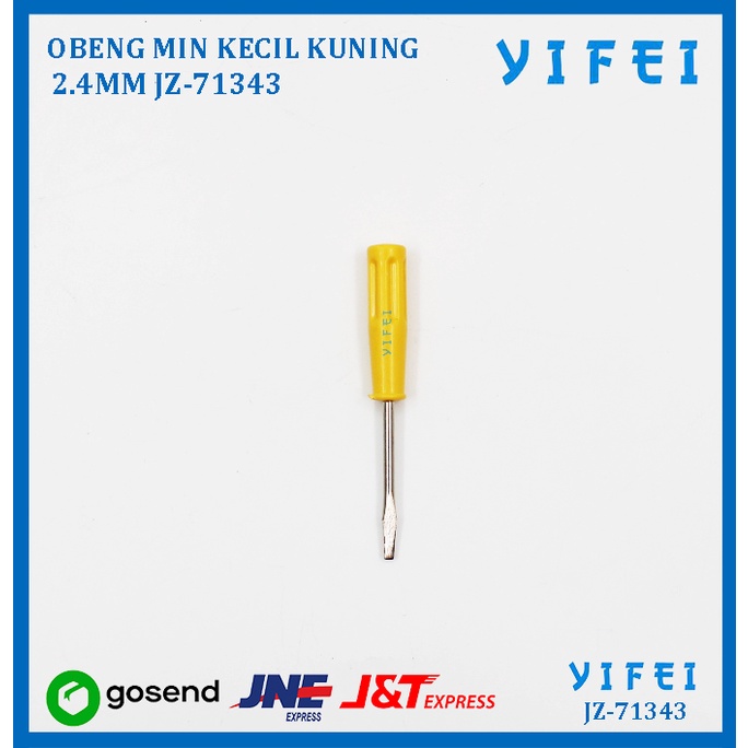 OBENG MIN KECIL KUNING 2.4MM YIFEI-71343