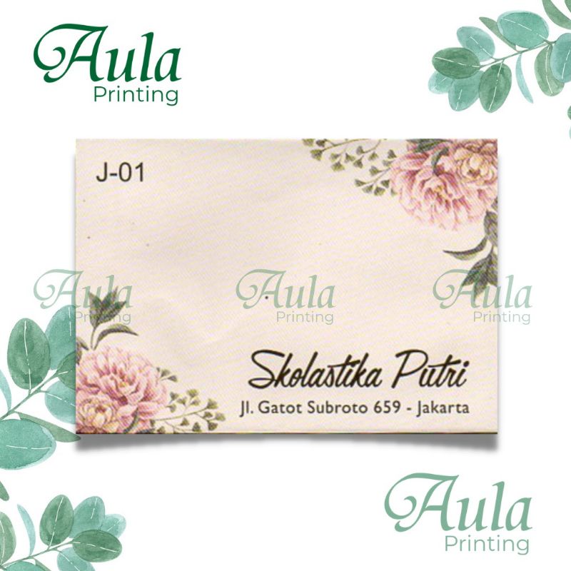 

Amplop Juwara Sumbangan Motif Cetak Nama J-01