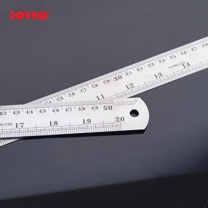 Jual Joyko Rl St50 Penggaris Besi 50 Cm Ruler Stainless 50cm Shopee