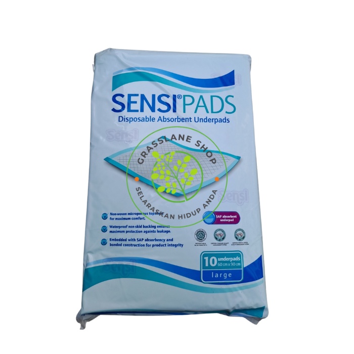 Underpad Sensi Sensipad 60x90 L Pads Sensipads Khusus Kirim Ojek