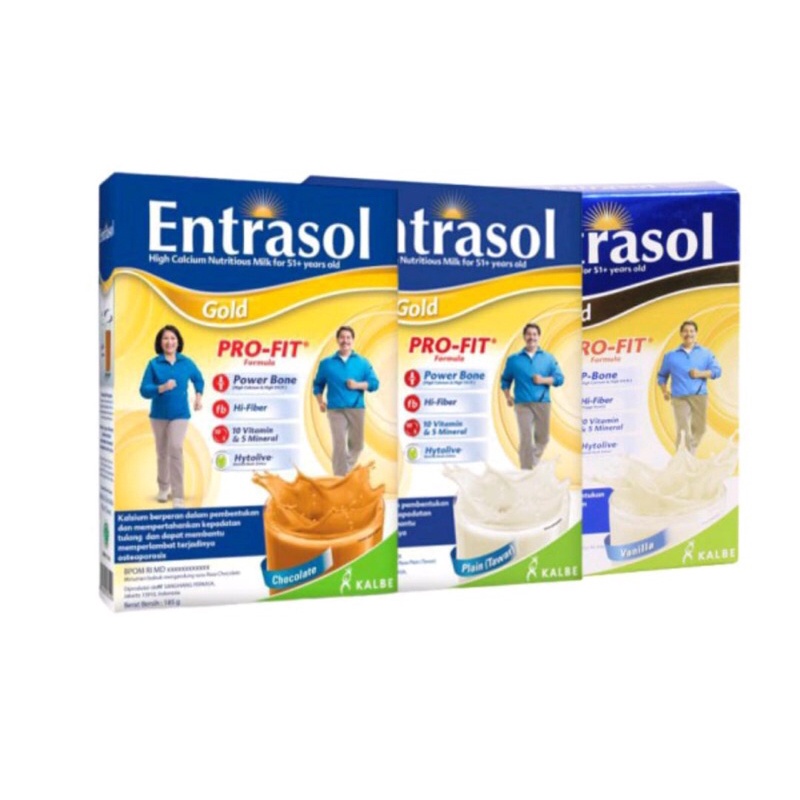 

Entrasol Gold 185gr Rasa Coklat/Plain/Vanila