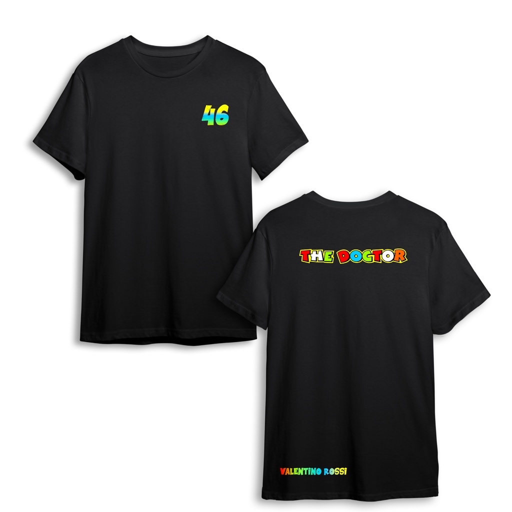 Baju Kaos Valentino Rossi MOTOGP - Grazie Vale - Custom Baju Sport MotoGP