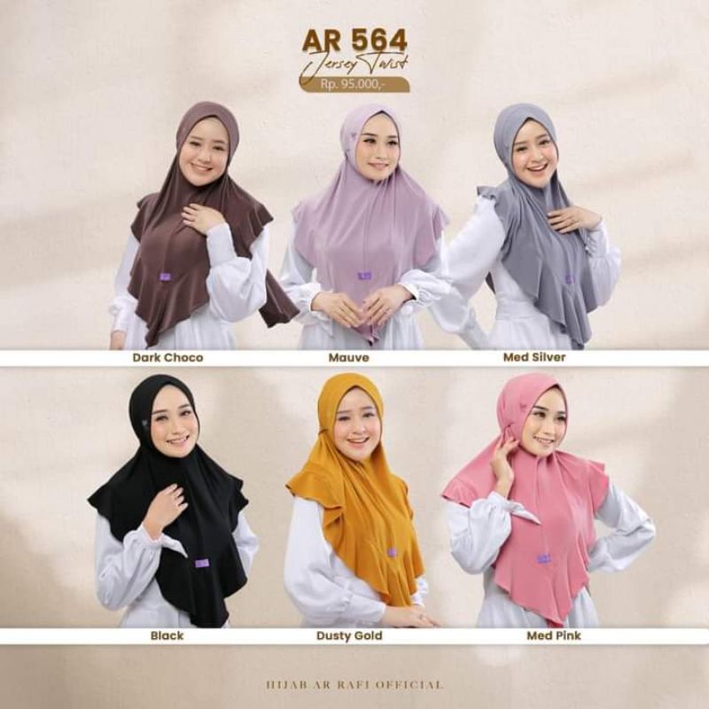 arrafi Ar 564 hijab arrafi terbaru jilbab instan arrafi kerudung bergo instan arrafi hijab branded o