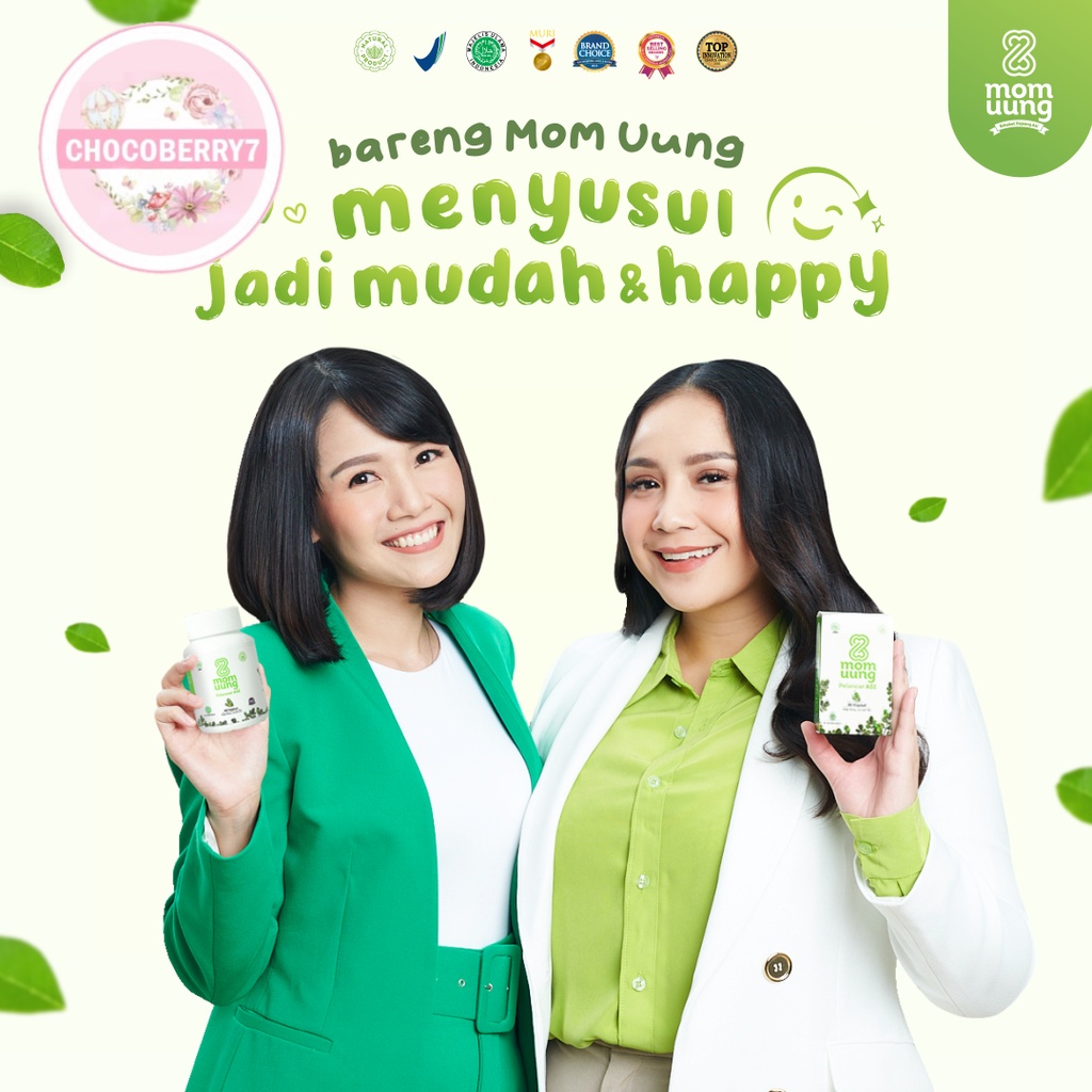 ASI Booster Mom Uung NEW FORMULA 30 kapsul / 60 kapsul Pelancar ASI Ekstrak daun kelor MomUung Tangerang Chocoberry7