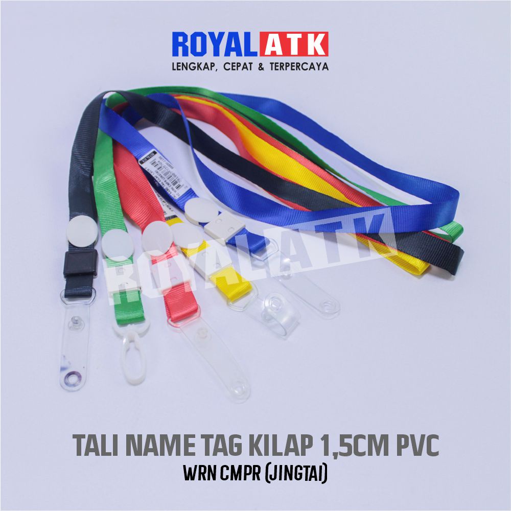 Tali Name Tag Kilap 1,5Cm Pvc Wrn Cmpr (Jingtai)