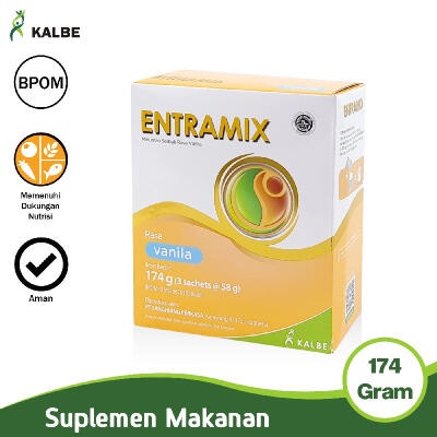 

Entramix vanila 174 gr - nutrisi lengkap dewasa