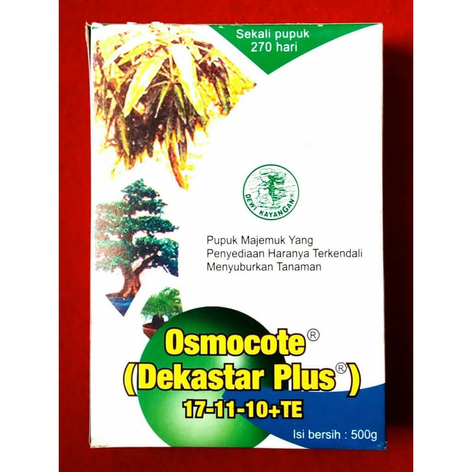 Pupuk Tanaman Hias / Sayuran / Bonsai Osmocote Dekastar Plus 500 gram