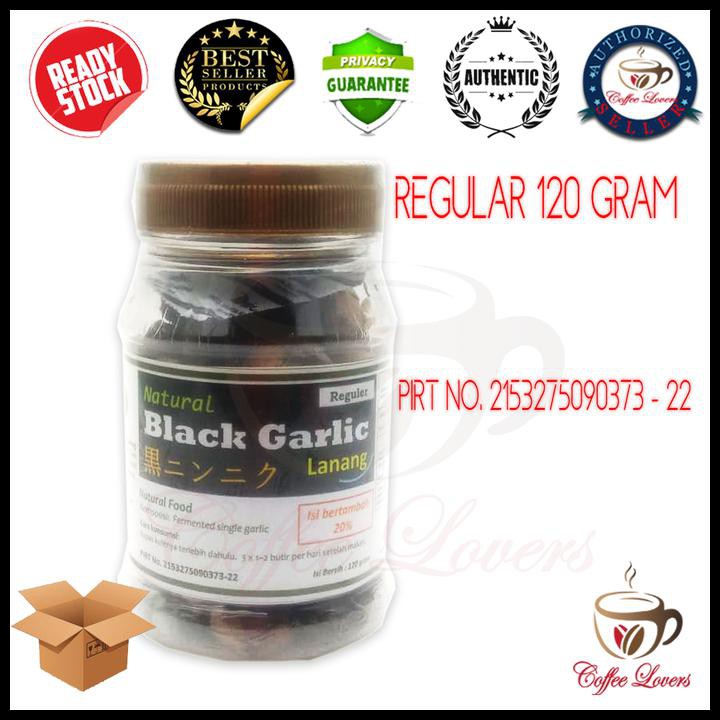 

BLACK GARLIC LANANG NATURAL REGULAR 120GR BAWANG PUTIH HITAM TUNGGAL PRODUK TERBATAS