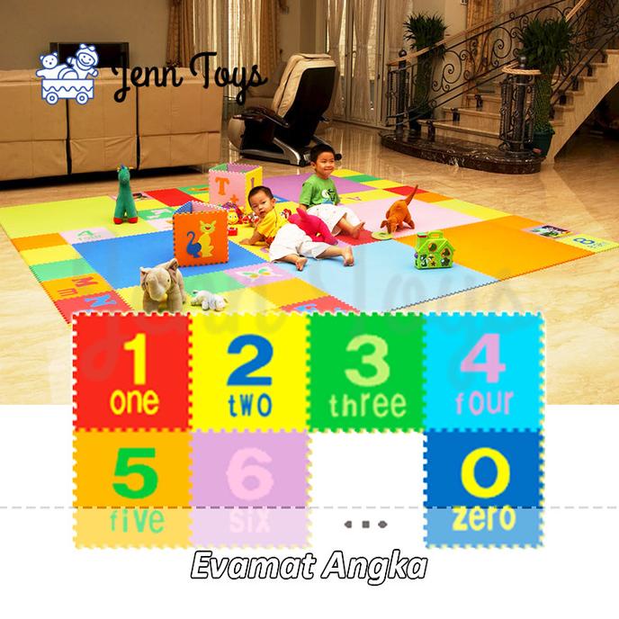 Jenntoys - Evamat Angka / Matras / Tikar / Karpet / Puzzle Alas Lantai