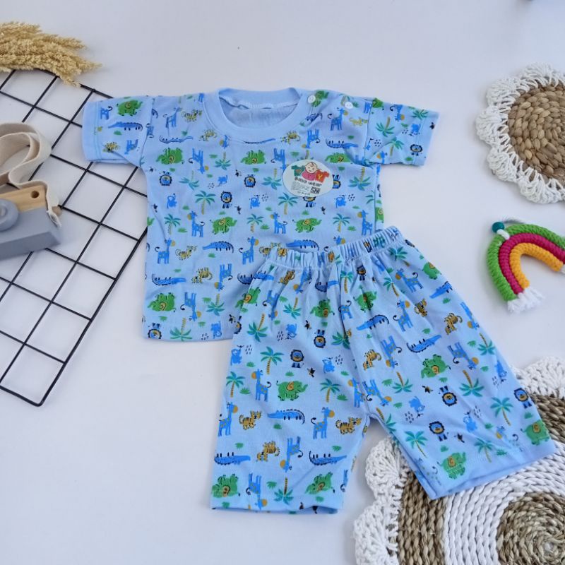 Baju bayi 0-6 bulan / kaos oblong bayi panjang pendek