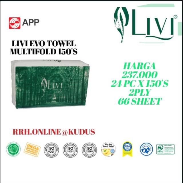 Tissue Livi towel multifold