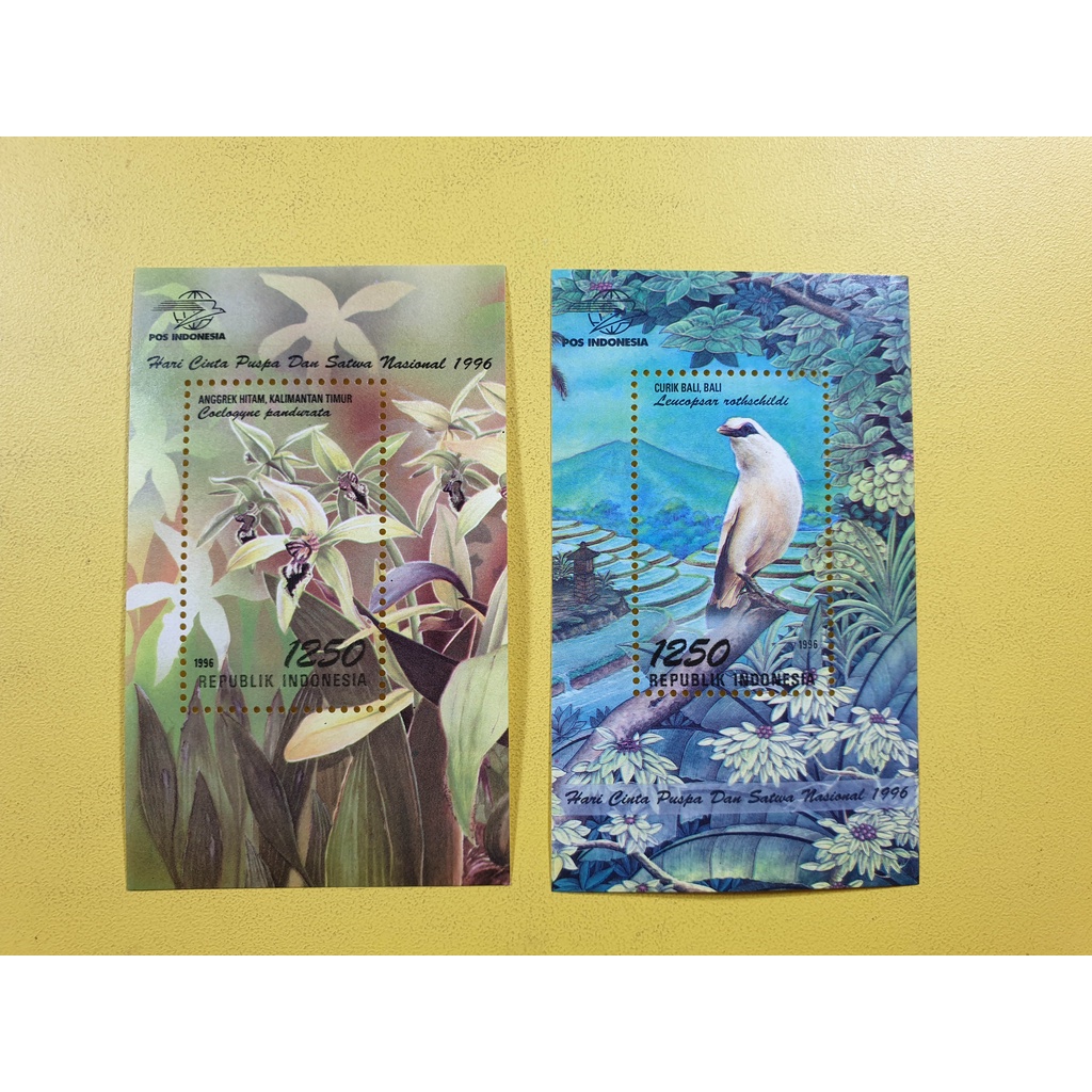 

Perangko Souvenir Sheet Hari Cinta Puspa dan Satwa Nasional 1996 Set