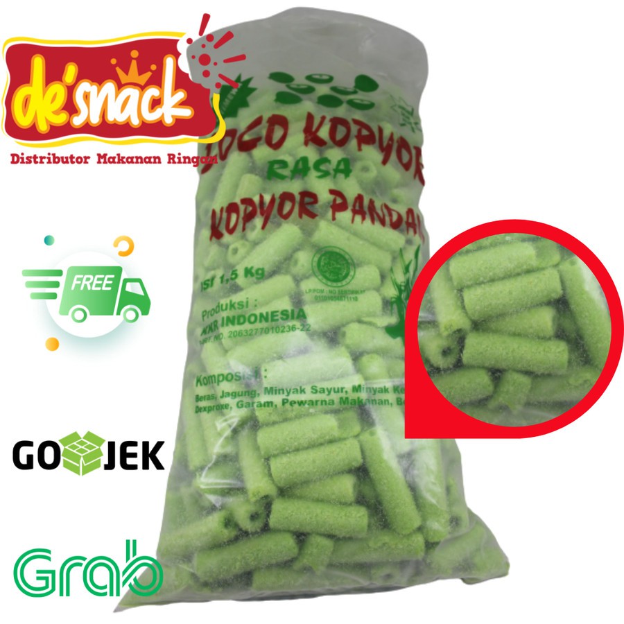 

Distributor/Grosir/Snack/Cemilan /Coco Kopyor Rasa Kopyor Pandan Merek KKR Indonesia