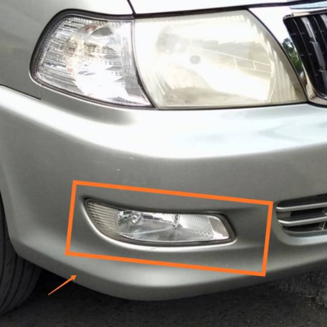 Lampu kabut foglamp kijang kapsul 2003 2004 komplit kabel switch