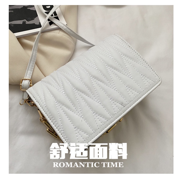 Satu7an T218 Tas Selempang Wanita Fashion Korea Tas Wanita Tas Import Tali Rantai Sling Bag PU