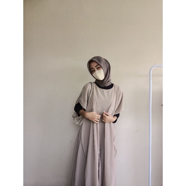 catleya dress/dress 10 look/dress 10 style/wrap dress/dress ceruty/dress lebaran simpel/dress kondangan/dress ori chakiraproject