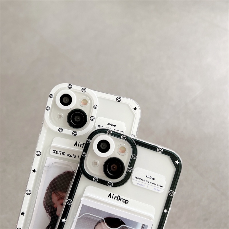 Soft Case Pelindung Anti Jatuh Desain Kartu Bahasa Inggris Untuk iPhone 14 13 12 Pro MAX 11 X XR XS MAX 7 8 Plus