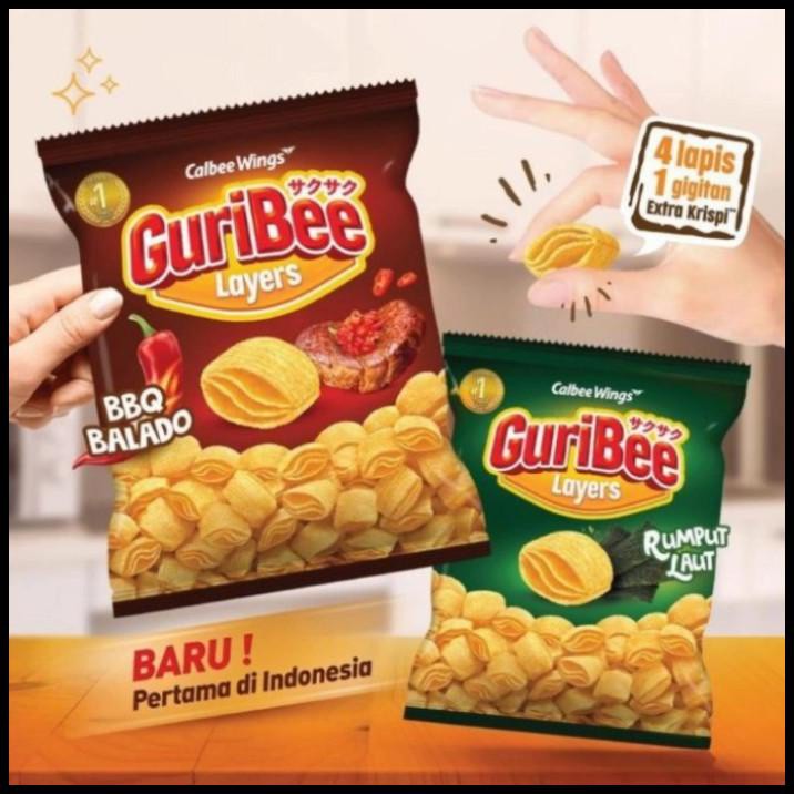 

Guribee Layers Rasa Rumput Laut/Bbq Balado 68 Gram