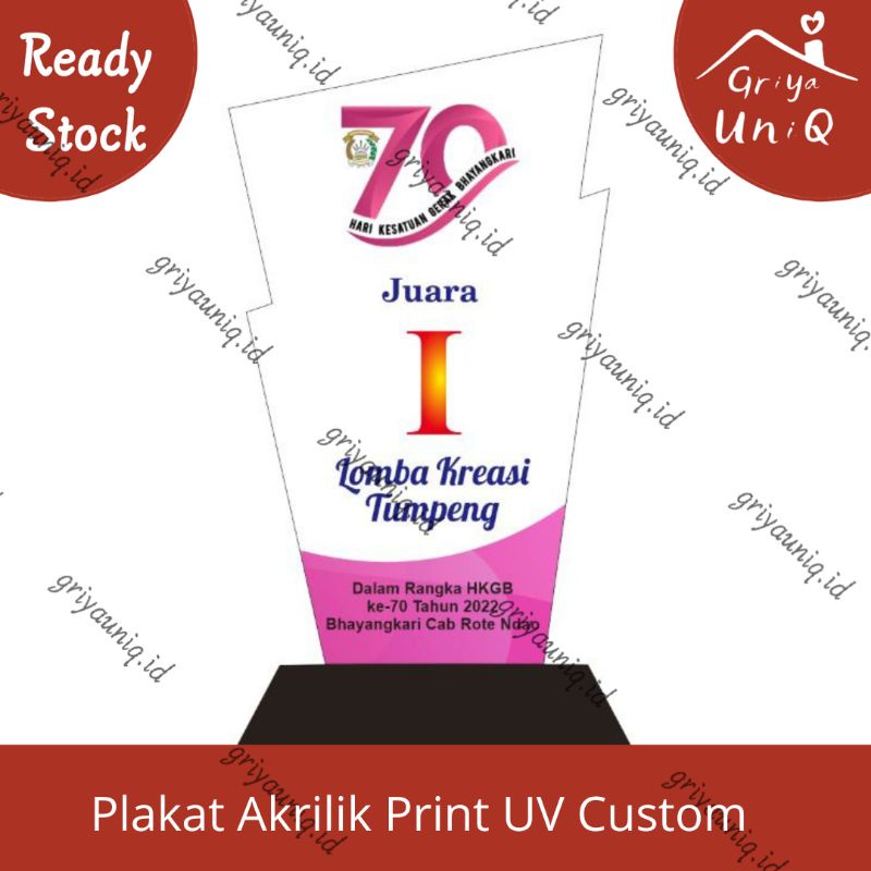 Plakat Akrilik Print UV Custom
