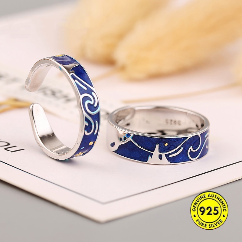 Cincin Bahan S925 Silver Untuk Pasangan