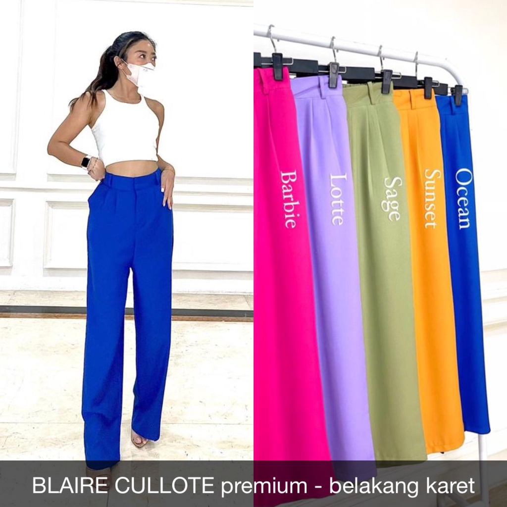 CELANA PANJANG WANITA BLAIRE CULLOTE IMPORT-SYSCLOTHIER