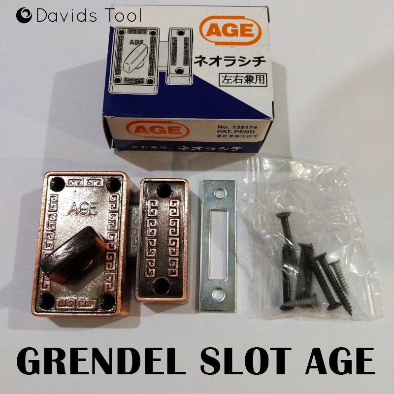 Grendel Pintu Jendela Gerendel Kamar Mandi Slot Pengunci AGE