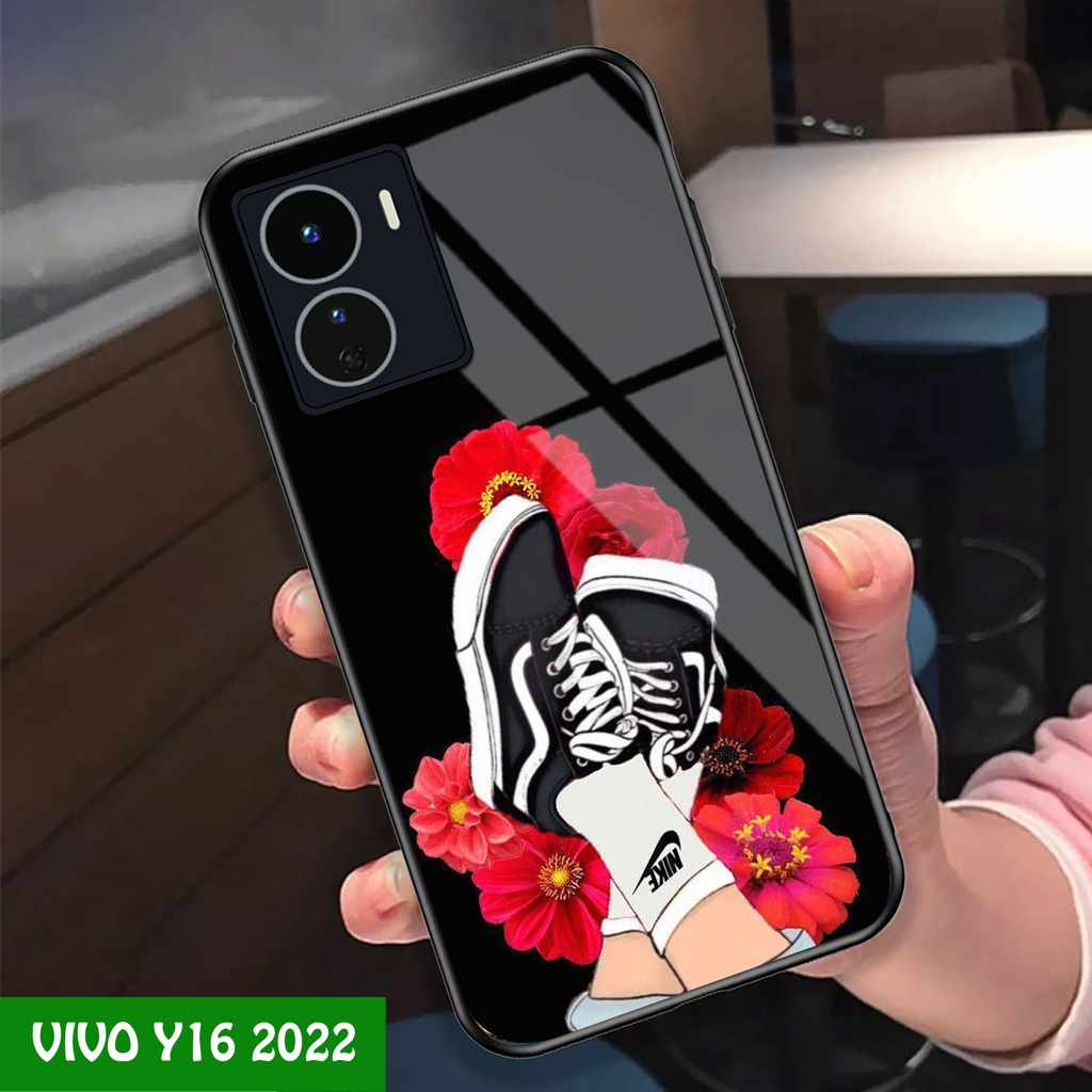 Softcase Glass Vivo Y16 - Case Vivo Y16 - Case Lucu - case Vivo Y16 - kesing Vivo Y16 - softcase Viv