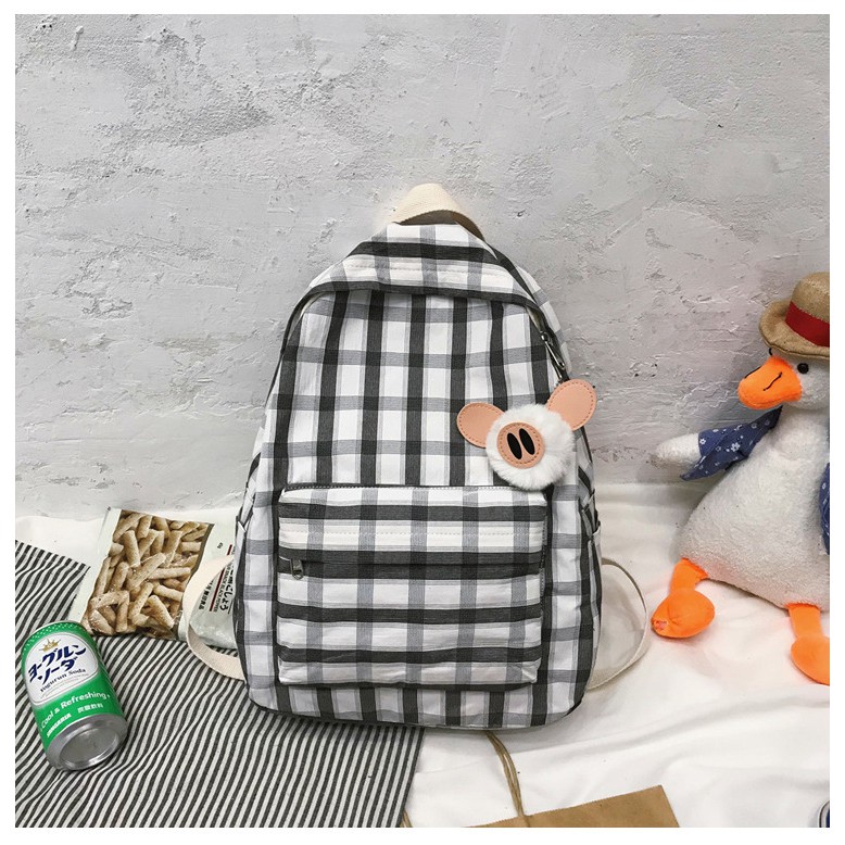 Tas backpack / ransel punggung wanita model korea bahan import stylish fashion bisa formal TC008