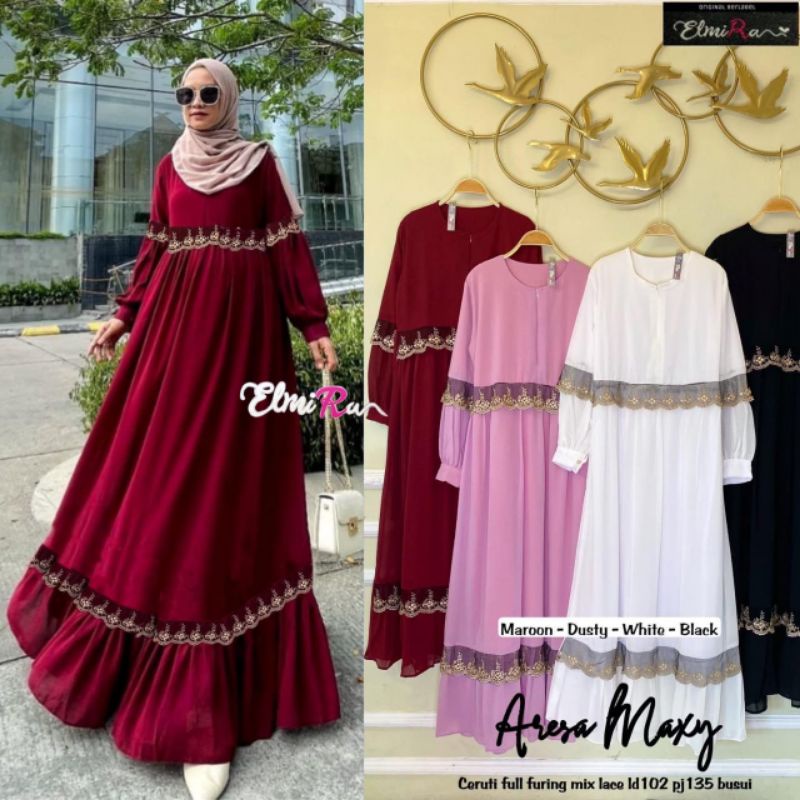 Gamis Wanita - Aresa Maxy by Elmira