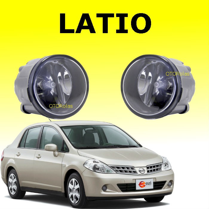Fog Lamp Nissan Latio Foglamp Tiida Lampu Kabut Bumper Bemper Depan 2006 2007 2008 2009 2010