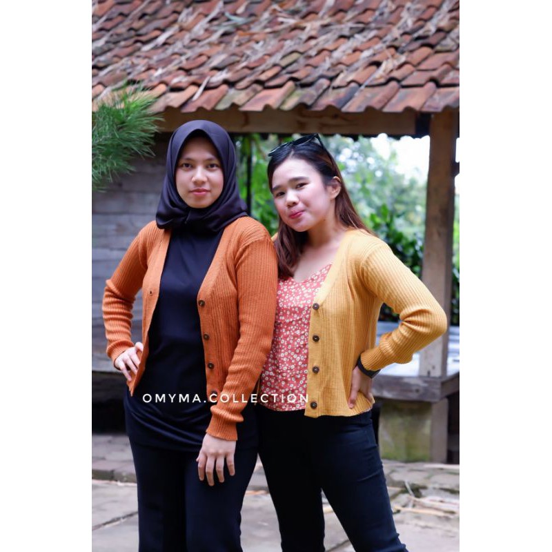 Cardigan crop / cardigan rajut / crop cardi