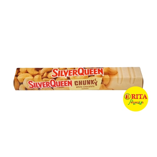

SilverQueen Chunky Bar White Choco Cashews 95gr