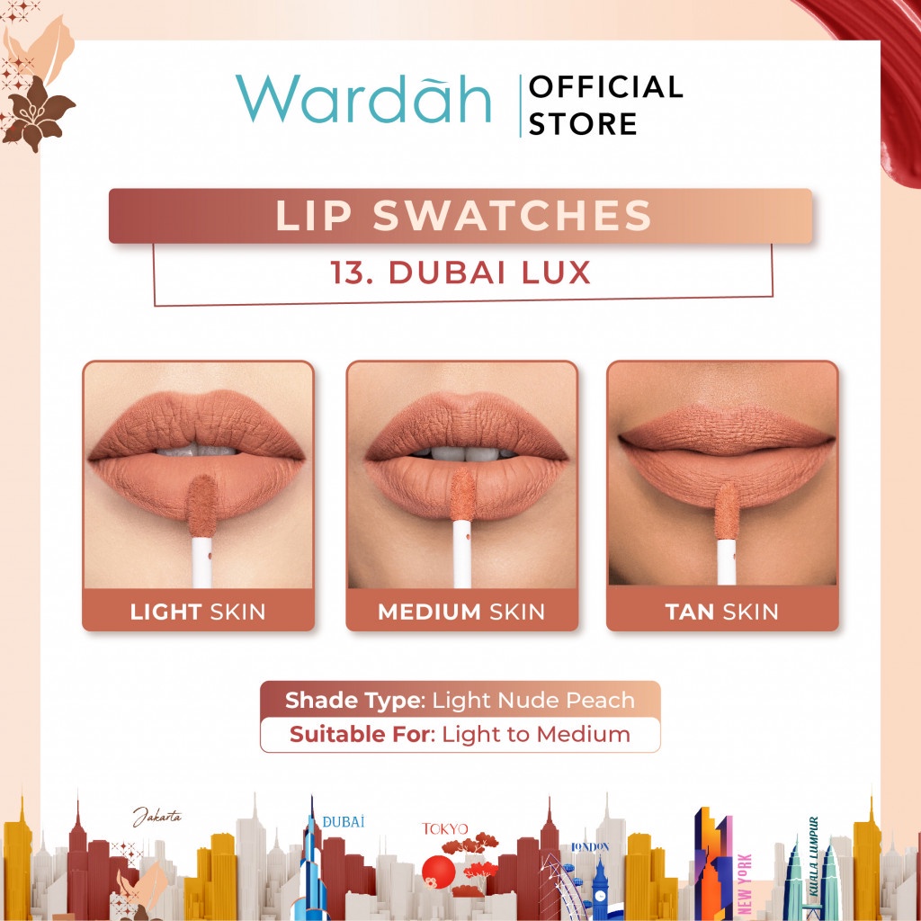 WARDAH COLORFIT LAST ALL DAY LIP PAINT 4.2 G (NEW AROUND THE WORLD)