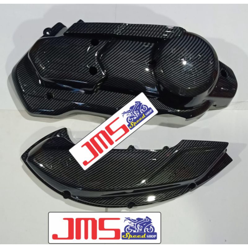 cover tutup carbon cvt dan filter hawa yamaha nmax new 2020 dan aerox new zoro pnp