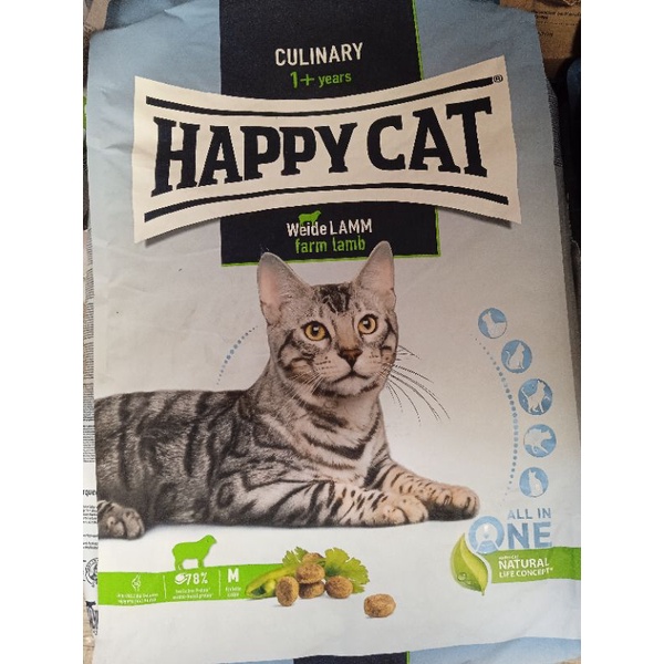 Happy cat Culinary lamb 10kg makanna kucing adult